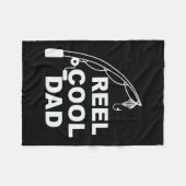 Vaderdag Reel Cool Dad Fleece Deken (Voorkant (Horizontaal))