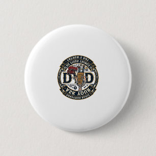 Vaderdag Reparatie Papa T-shirt Vraag je vader of  Ronde Button 5,7 Cm