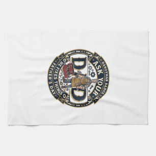 Vaderdag Reparatie Vader T-shirt Vraag uw vader of Theedoek