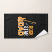Vaderdag Rock Star Dad Handdoek (Handdoek)