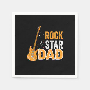 vaderdag Rock Star Dad Servet