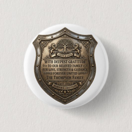 Vaderdag Ronde Button 3,2 Cm (Voorkant)