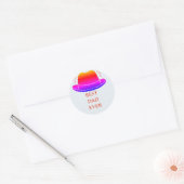 Vaderdag Ronde Sticker (Envelop)