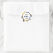 Vaderdag Ronde Sticker (Tas)