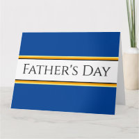 VADERDAG Royal Navy Blauw Wit Racing Stripes