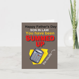 Vaderdag schoonzoon kaart