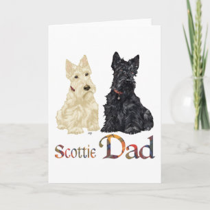Vaderdag Schotse Terrier Kaart