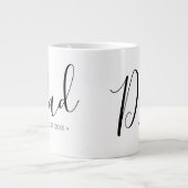 Vaderdag Script Dad Personalized Extra Grote Beker (Voorkant)