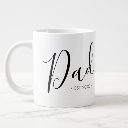Vaderdag Script Dad Personalized Extra Grote Beker (Links)