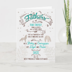 Vaderdag sentimentele typografie voor papa feestdagen kaart