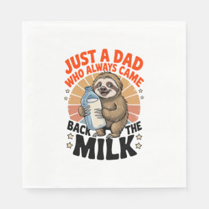vaderdag shirt met luiaard servet