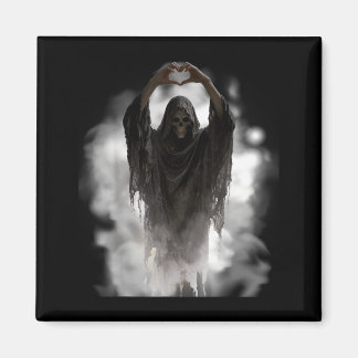 Vaderdag spook hart handen horror eng gezicht magneet