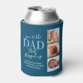 Vaderdag Stap dad 6 Foto Blikjeskoeler (Blikje Voorkant)