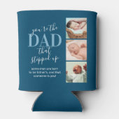 Vaderdag Stap dad 6 Foto Blikjeskoeler (Achterkant)