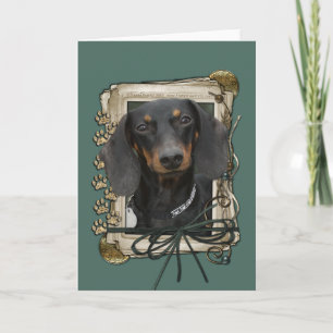 Vaderdag - Stenen poten - Dachshund - Winston Kaart