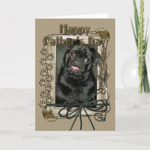 Vaderdag - Stenen poten - Pug - Ruffy Kaart