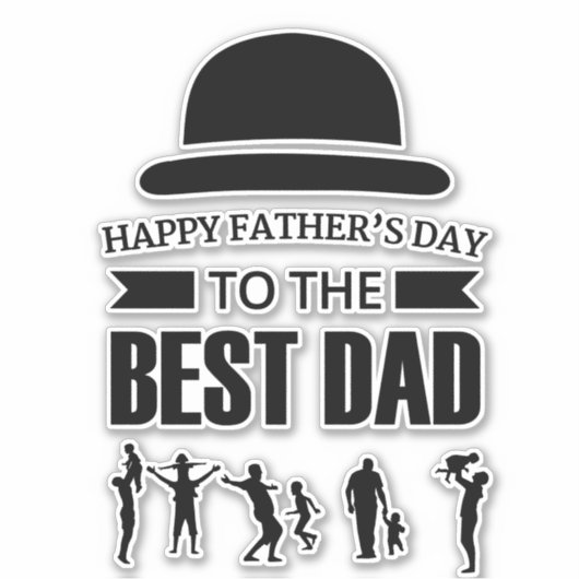 vaderdag sticker (Voorkant)