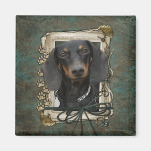 Vaderdag - Stone Paws - Dachshund - Winston Magneet
