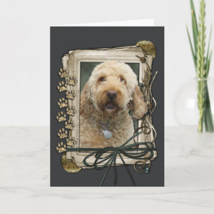 Vaderdag - Stone Paws - GoldenDoodle Kaart