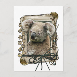 Vaderdag - Stone Paws - Koala Briefkaart