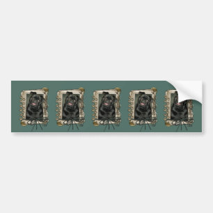 Vaderdag - Stone Paws - Pug - Ruffy Bumpersticker