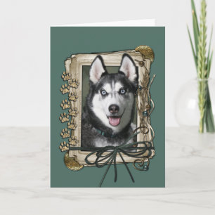 Vaderdag - Stone Paws - Siberische Husky Kaart