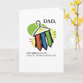 Vaderdag Stropdassen Kaart (Gele Bloem)