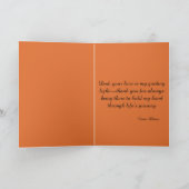 Vaderdag Sunset Beach Bedankkaart (Binnen)