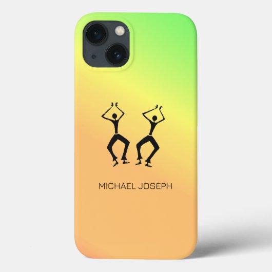 Vaderdag Sunset Kleuren Silhouet Dansers Case-Mate iPhone Case (Achterkant)