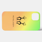Vaderdag Sunset Kleuren Silhouet Dansers Case-Mate iPhone Case (Achterkant (horizontaal))
