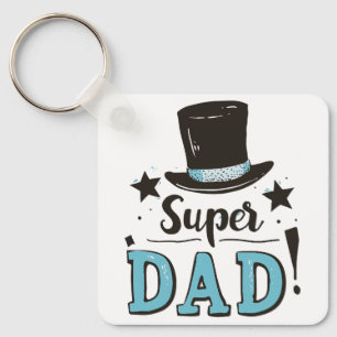 Vaderdag - Super Dad Celebration Sleutelhanger