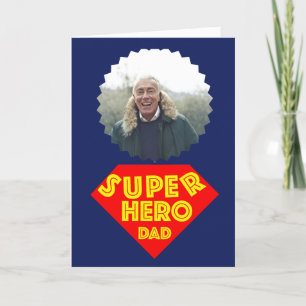 Vaderdag Super Hero Pap Feestdagen Kaart
