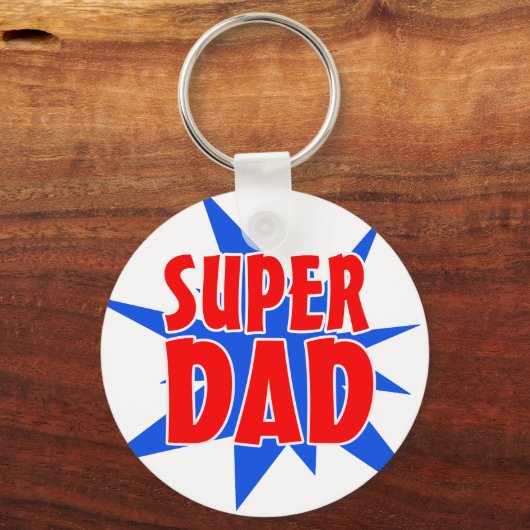Vaderdag Super Pap Sleutelhanger (Voorkant)