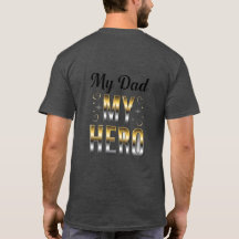 Vaderdag T-shirt | "Mijn vader is mijn held"
