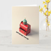 Vaderdag Tekenontwerp Kaart (Gele Bloem)