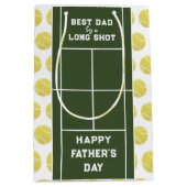 Vaderdag Tennis Dad Medium Cadeauzakje (Voorkant)