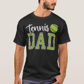 Vaderdag Tennis Pap Tennis Lover Pap aba mand T-shirt (Voorkant)
