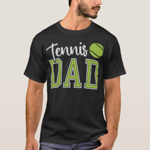 Vaderdag Tennis Pap Tennis Lover Pap aba mand T-shirt
