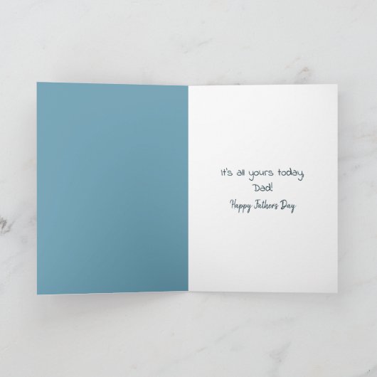 Vaderdag Toilet in een retro badkamer Kaart (Binnen)