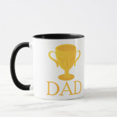vaderdag trofee voor nummer één pap cadeau mok (Links)