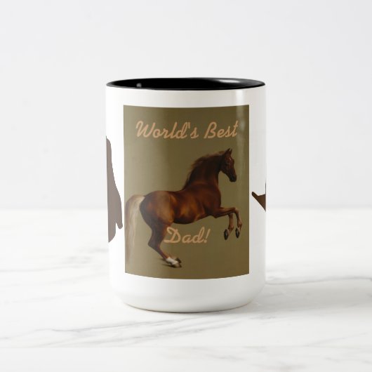 Vaderdag Tweekleurige Koffiemok (Center)