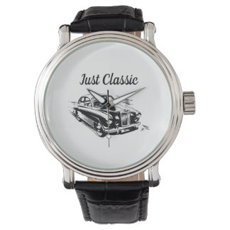 Vaderdag Typografie Ontwerp met Just Classic Horloge
