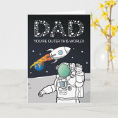 Vaderdag uit deze wereld kaart (Gele Bloem)