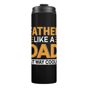 Vaderdag vader als een vader thermosbeker