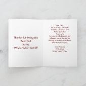 Vaderdag Vader Christelijke Kaart (Binnen)