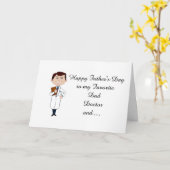 *VADERDAG* VADER, DOKTERSVRIEND VAN *DOCHTER* KAART (Gele Bloem)