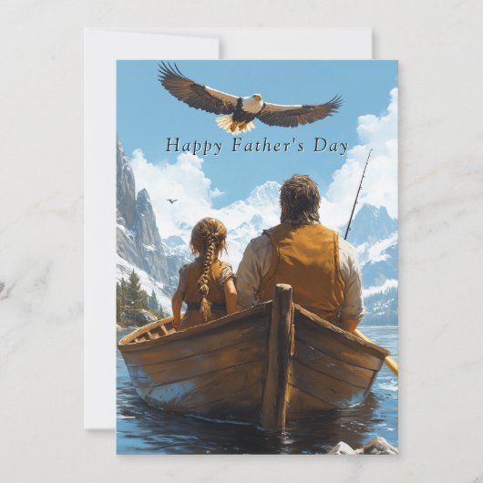 Vaderdag vader en dochter gaan Gevist (Voorkant)
