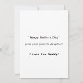 Vaderdag vader en dochter gaan Gevist (Achterkant)