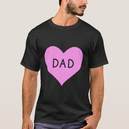 Vaderdag vader familie Vaderdag cadeau dochter T-shirt (Voorkant)