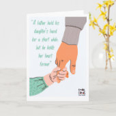 Vaderdag - van een dochter kaart (Gele Bloem)